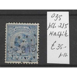 Nederland 35 met puntstempel 215 VFU/gebruikt CV 35 €