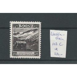 Liechtenstein 102C Landschaften & Fürsten  MH/ongebr  CV 350 €