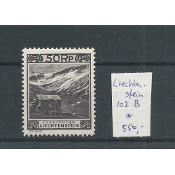 Liechtenstein 102B Landschaften & Fürsten  MH/ongebr  CV 700 €