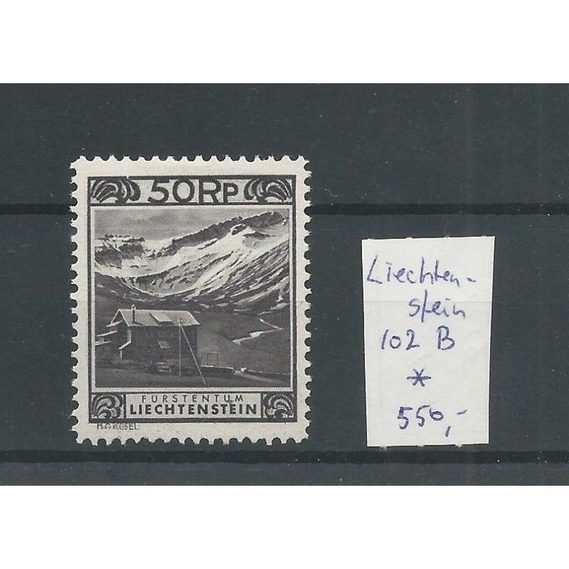 Liechtenstein 102B Landschaften & Fürsten MH/ongebr CV 700 € Liechtenstein 102B Landschaften & Fürsten MH/ongebr CV 700 €