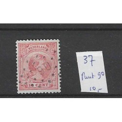 Nederland 37 met puntstempel 90 VFU/gebruikt CV 10 €