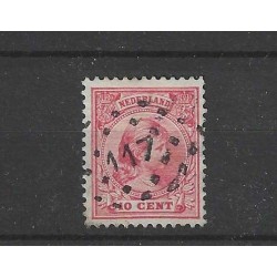 Nederland 37 met puntstempel 117  VFU/gebruikt CV 10 €