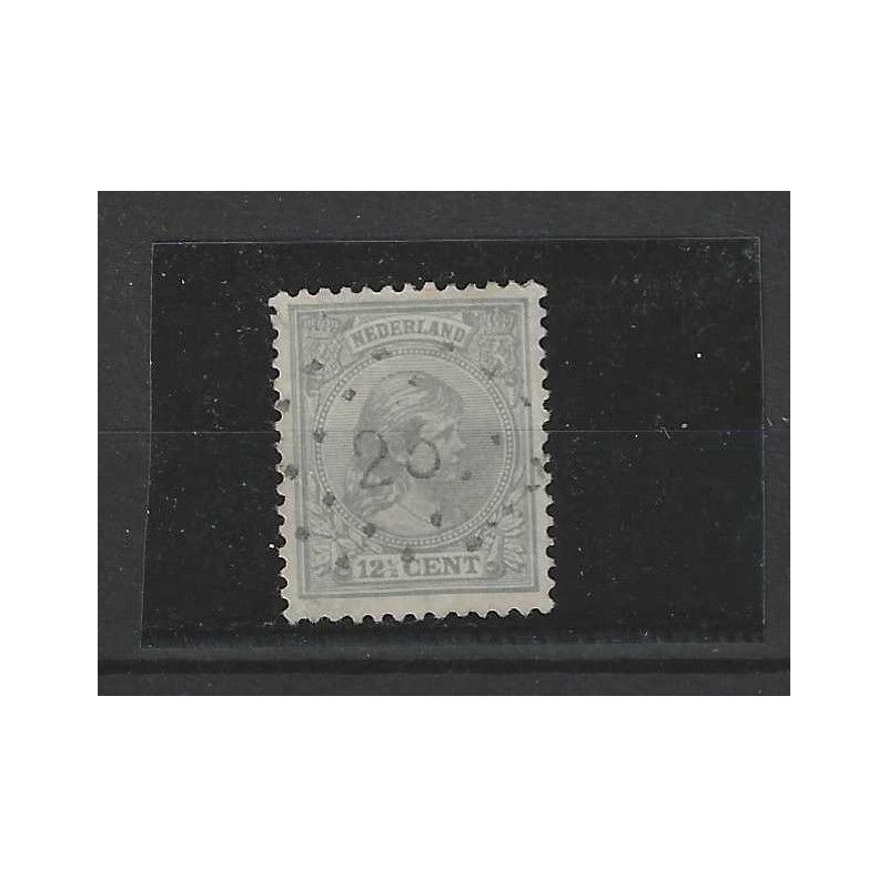 Nederland 38 met puntstempel 25 VFU/gebruikt CV 175 € schaafplekje Nederland 38 met puntstempel 25 VFU/gebruikt CV 175 € schaafplekje