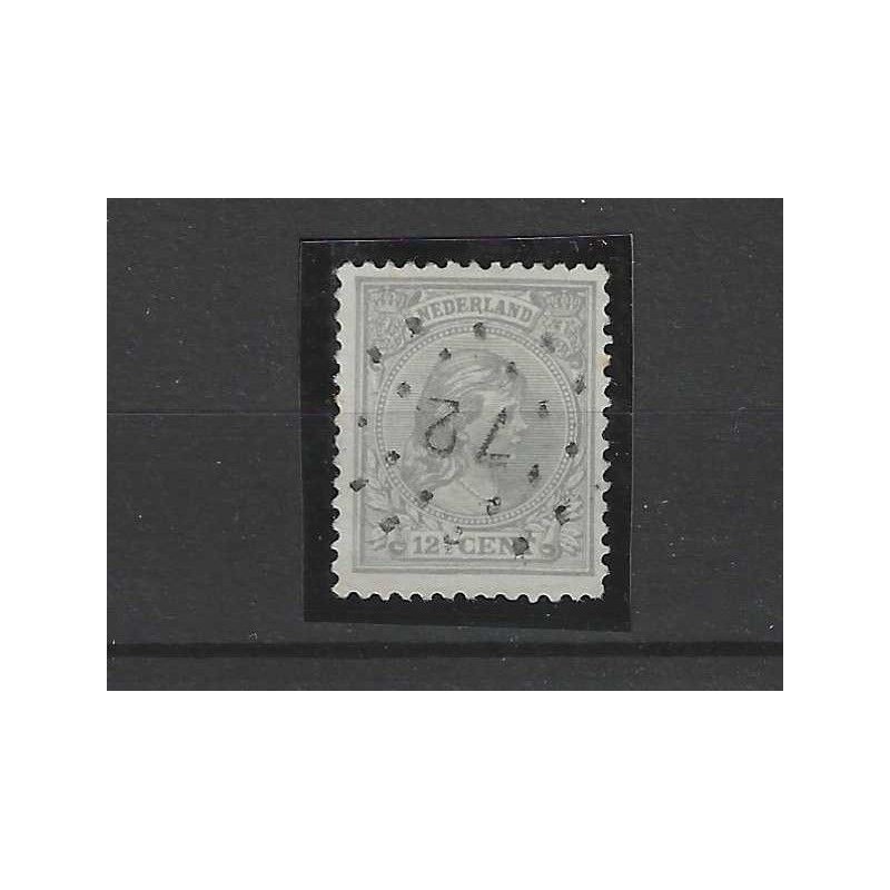 Nederland 38 met puntstempel 72 VFU/gebruikt CV 30 € Nederland 38 met puntstempel 72 VFU/gebruikt CV 30 €