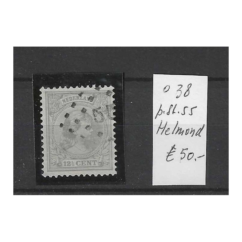 Nederland 38 met puntstempel 55 VFU/gebruikt CV 50 € Nederland 38 met puntstempel 55 VFU/gebruikt CV 50 €