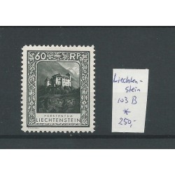 Liechtenstein 103B Landschaften & Fürsten  MH/ongebr  CV 320 €