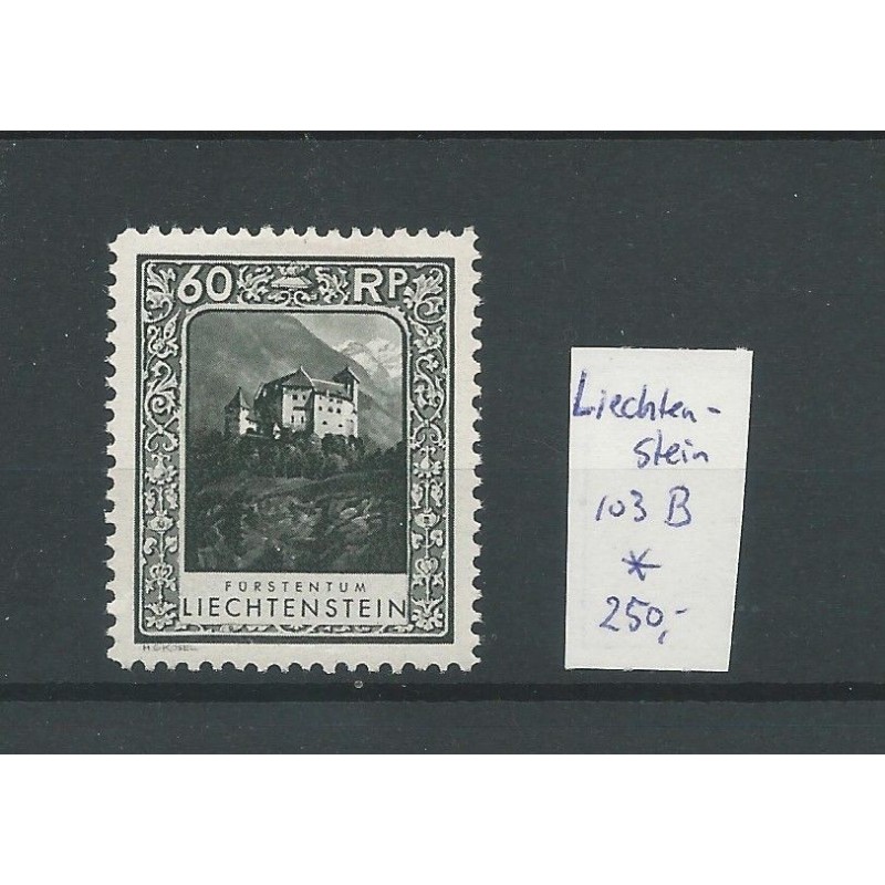 Liechtenstein 103B Landschaften & Fürsten MH/ongebr CV 320 € Liechtenstein 103B Landschaften & Fürsten MH/ongebr CV 320 €