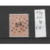 Nederland 39 met puntstempel  39 VFU/gebruikt CV 25 €