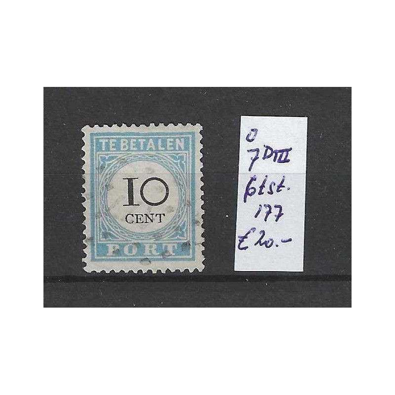 Nederland P7D-III port met puntstempel 177 VFU/gebruikt CV 25 € Nederland P7D-III port met puntstempel 177 VFU/gebruikt CV 25 €