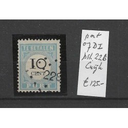 Nederland P7D-I port met puntstempel  228 VFU/gebruikt CV 130 €