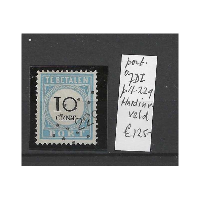 Nederland P7D-I port met puntstempel 229 VFU/gebruikt CV 130 € Nederland P7D-I port met puntstempel 229 VFU/gebruikt CV 130 €