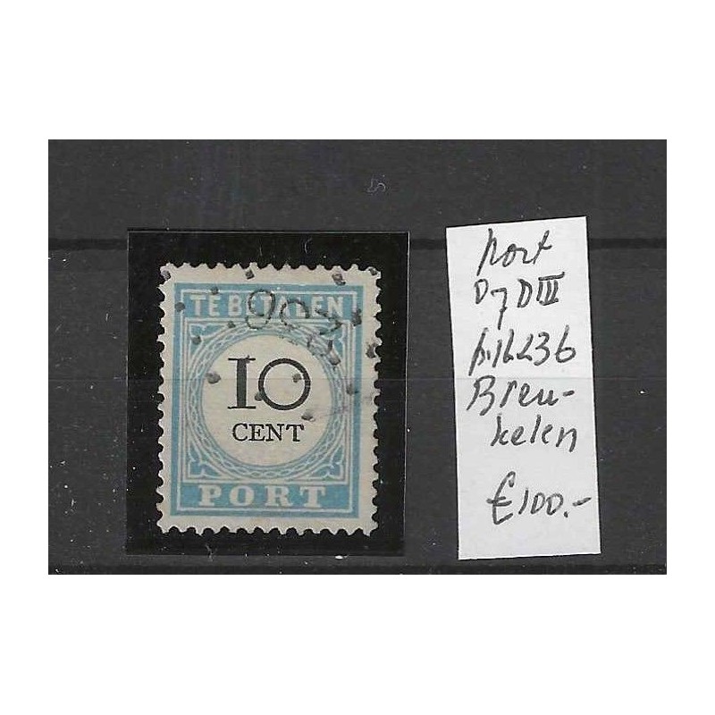 Nederland P7D-III port met puntstempel 236 VFU/gebruikt CV 105 € Nederland P7D-III port met puntstempel 236 VFU/gebruikt CV 105 €