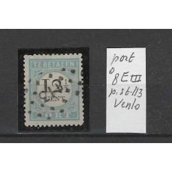 Nederland P8E-III port met puntstempel  113 VFU/gebruikt CV 47 €
