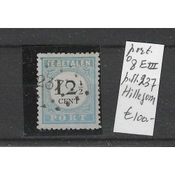 Nederland P8E-III port met puntstempel  237 VFU/gebruikt CV 140 €