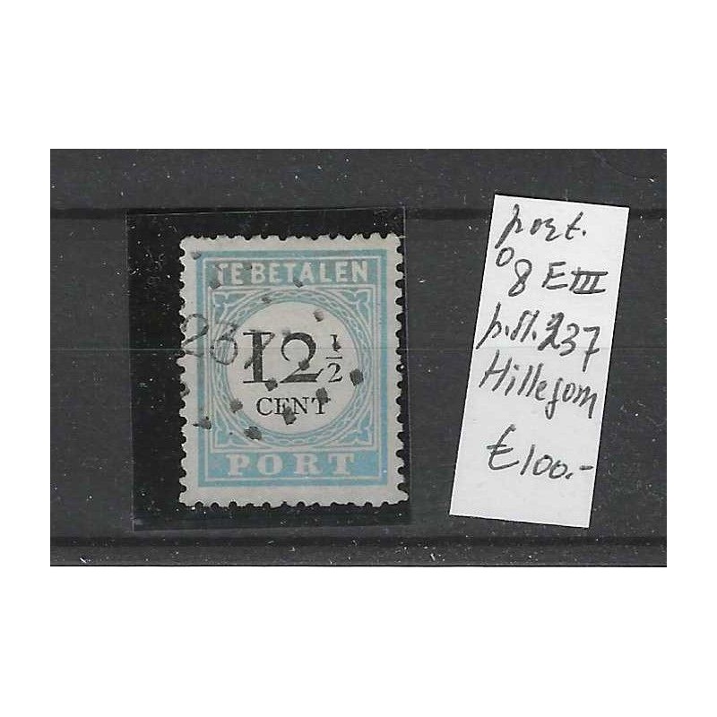 Nederland P8E-III port met puntstempel 237 VFU/gebruikt CV 140 € Nederland P8E-III port met puntstempel 237 VFU/gebruikt CV 140 €