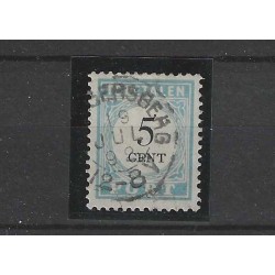 Nederland P6 met "HILLEGERSBERG 1892" kleinrond VFU/gebruikt CV 110+ €