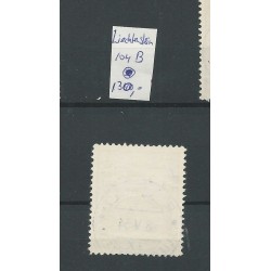 Liechtenstein 104B Landschaften & Fürsten  VFU/gebr  CV 160 €
