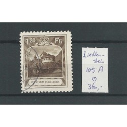 Liechtenstein 105A Landschaften & Fürsten  VFU/gebr  CV 450 €