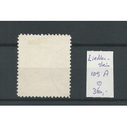 Liechtenstein 105A Landschaften & Fürsten  VFU/gebr  CV 450 €