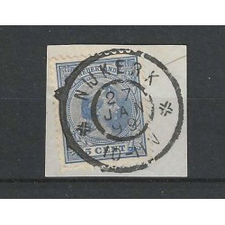 Nederland 35 met "NIJKERK 1899" grootrond VFU/gebruikt CV 5 €