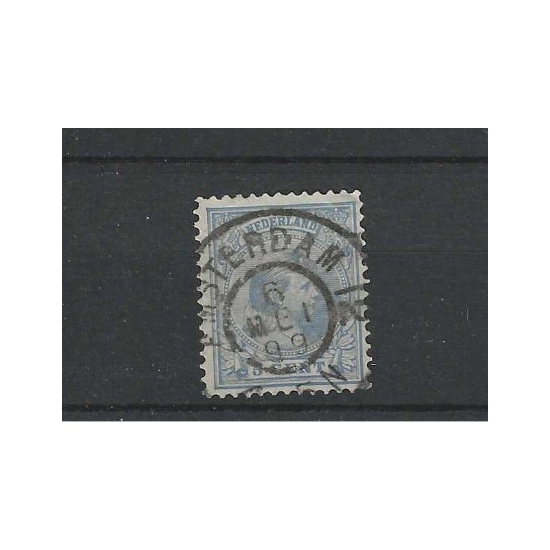 Nederland 35 met "AMSTERDAM-12 1899" grootrond VFU/gebruikt CV 25 € Nederland 35 met "AMSTERDAM-12 1899" grootrond VFU/gebruikt CV 25 €