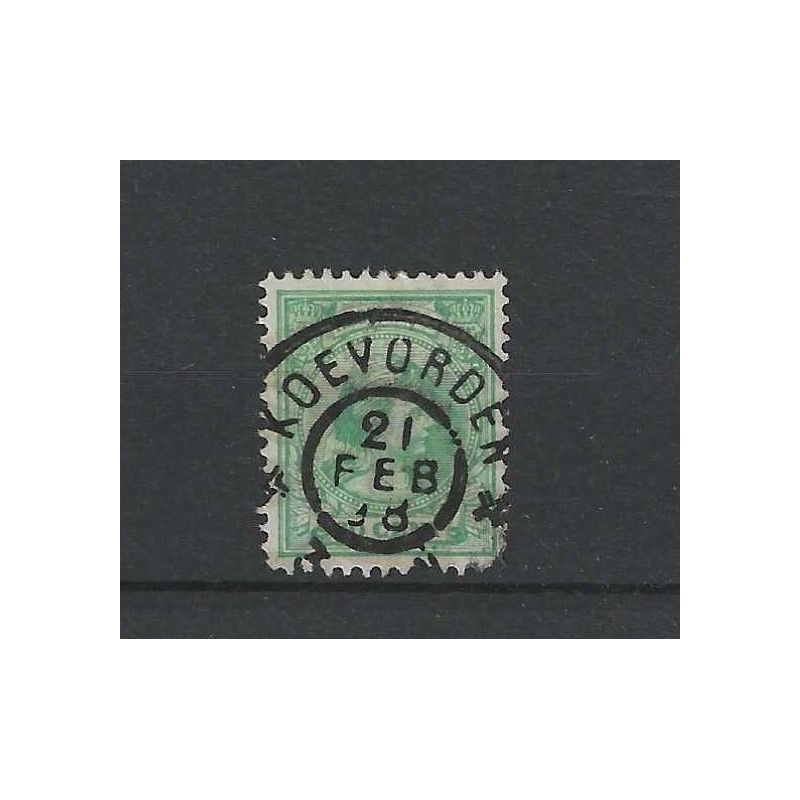 Nederland 40 met "KOEVORDEN 1898" grootrond VFU/gebruikt CV 7 € Nederland 40 met "KOEVORDEN 1898" grootrond VFU/gebruikt CV 7 €