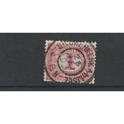 Nederland 51 met "NIEUWERKERK A/D IJSEL 1903" grootrond VFU/gebruikt CV 10+ €