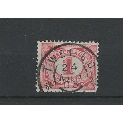 Nederland 51 met "TWELLO 1903" grootrond VFU/gebruikt CV 8+ €
