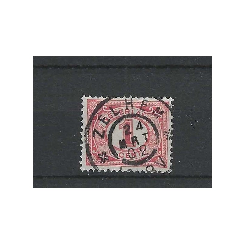 Nederland 51 met "ZELHEM 1902" grootrond VFU/gebruikt CV 4+ € Nederland 51 met "ZELHEM 1902" grootrond VFU/gebruikt CV 4+ €