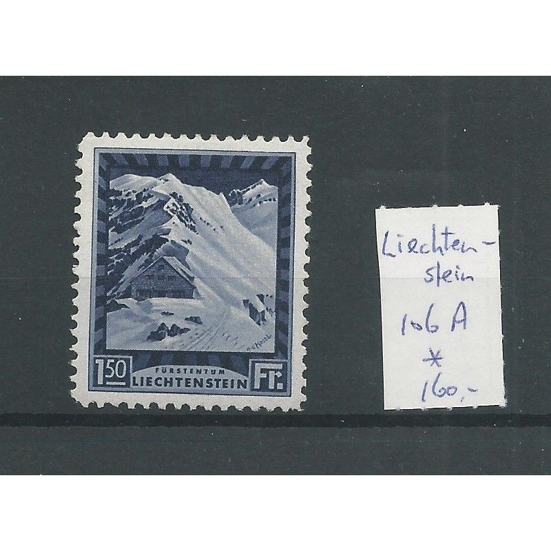 Liechtenstein 106A Landschaften & Fürsten MH/ongebr CV 200 € Liechtenstein 106A Landschaften & Fürsten MH/ongebr CV 200 €