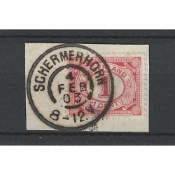Nederland 51 met "SCHERMERHORN 1903" grootrond VFU/gebruikt CV 4+ €