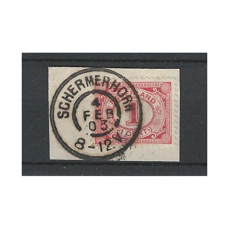 Nederland 51 met "SCHERMERHORN 1903" grootrond VFU/gebruikt CV 4+ € Nederland 51 met "SCHERMERHORN 1903" grootrond VFU/gebruikt CV 4+ €