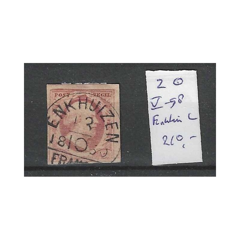 Nederland 2 plt V-98 met "ENKHUIZEN-C" VFU/gebruikt CV 35 € + 175 Eysinga Nederland 2 plt V-98 met "ENKHUIZEN-C" VFU/gebruikt CV 35 € + 175 Eysinga
