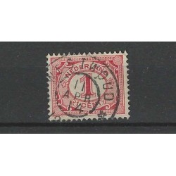 Nederland 51 met "WESTWOUD 1914" grootrond  VFU/gebruikt CV 10+ €