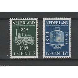 Nederland 325-326 Spoorwegen  MNH/posfris  CV 24 €