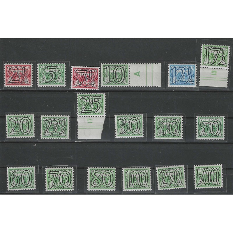 Nederland 356-373 Guilloche MNH/posfris CV 150 € Nederland 356-373 Guilloche MNH/posfris CV 150 €