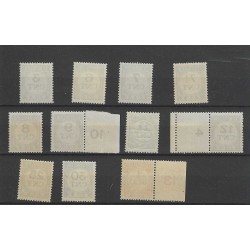 Nederland P69-79 Port  MNH/postfris   CV 65 €