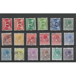 Nederland R1-18 Tweezijdige roltanding z. wm. VFU/gebr  CV 360 €