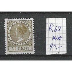 Nederland R68  Hoekroltanding  MNH/postfris  CV 90 €