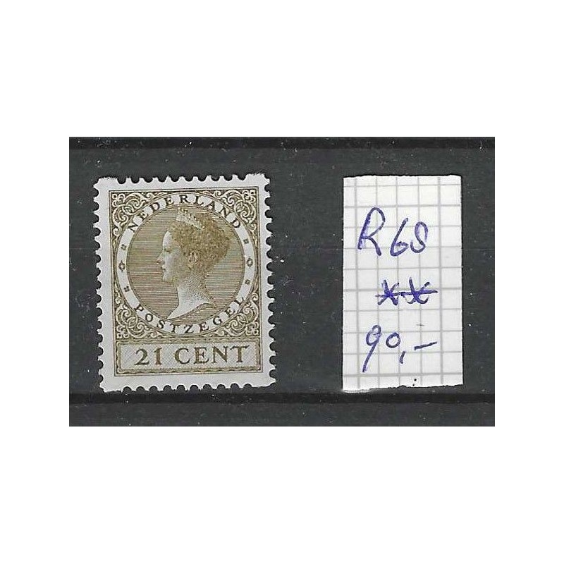 Nederland R68 Hoekroltanding MNH/postfris CV 90 € Nederland R68 Hoekroltanding MNH/postfris CV 90 €
