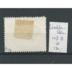 Liechtenstein 107B Landschaften & Fürsten  VFU/gebr  CV 160 €