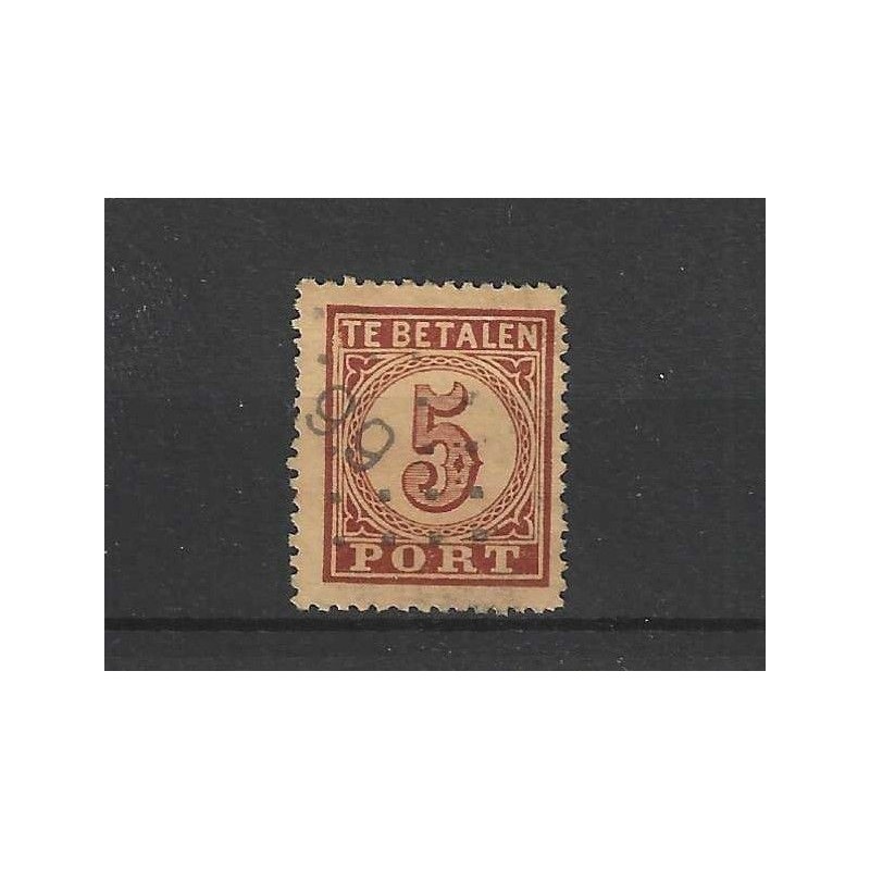 Nederland P1 port 1870 met puntstempe 9.9 VFU/gebr CV 90+ € Nederland P1 port 1870 met puntstempe 9.9 VFU/gebr CV 90+ €