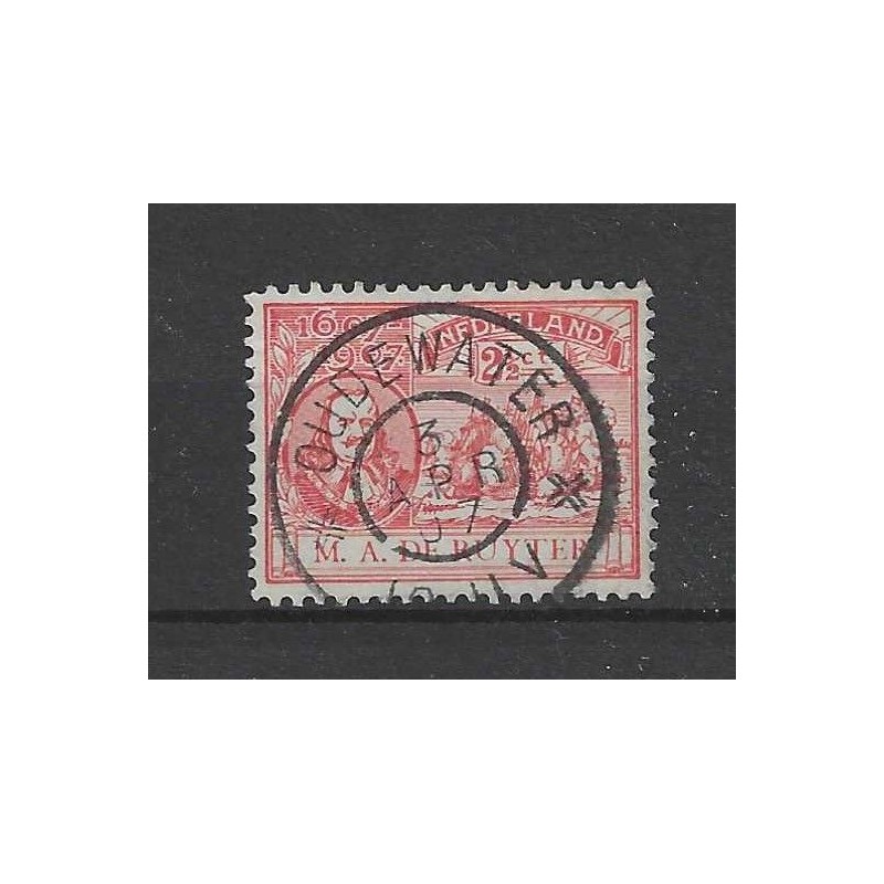 Nederland 89 met "OUDEWATER 1907" grootrond VFU/gebr CV 20++ € Nederland 89 met "OUDEWATER 1907" grootrond VFU/gebr CV 20++ €