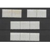 Nederland 356A-D  Guillioche combinaties VFU/gebr  CV 67,5  €