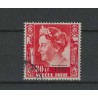Ned. Indie  330b  Wilhelmina zonder wm VFU/gebr CV 300  €  certificaat !!