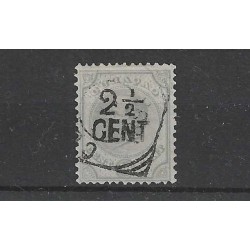 Curacao 25 Hulpzegel  VFU/gebr  CV 10 €
