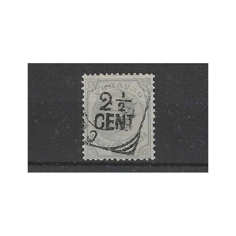 Curacao 25 Hulpzegel VFU/gebr CV 10 € Curacao 25 Hulpzegel VFU/gebr CV 10 €