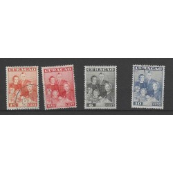 Curacao 164-167 Koninklijke familie VFU/gebr  CV 3,50  €