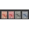 Curacao 164-167 Koninklijke familie VFU/gebr  CV 3,50  €