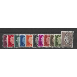 Curacao 185-195  Wilhelmina VFU/gebr  CV 49  €